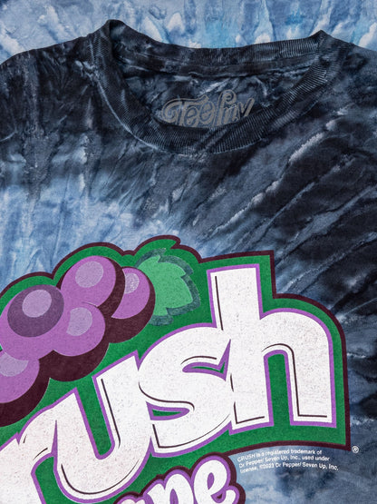 Grape Crush Soda Logo Tie Dye Mens T Shirt Officially Licensed Evening Sky Tie Dye