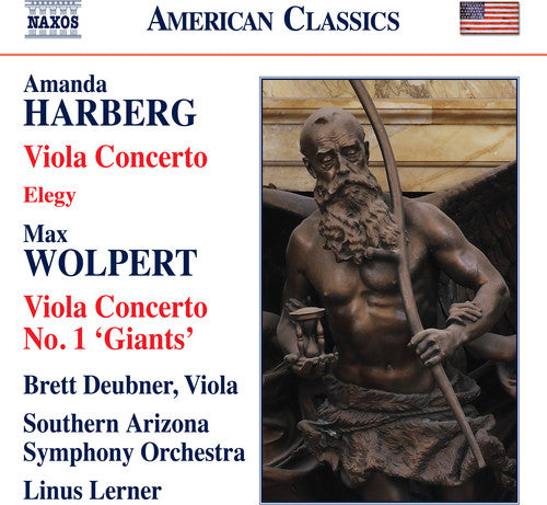 the album cover for Deubner/Kirkpatrick - Harberg: Viola Concerto - Wolpert: Viola Concerto