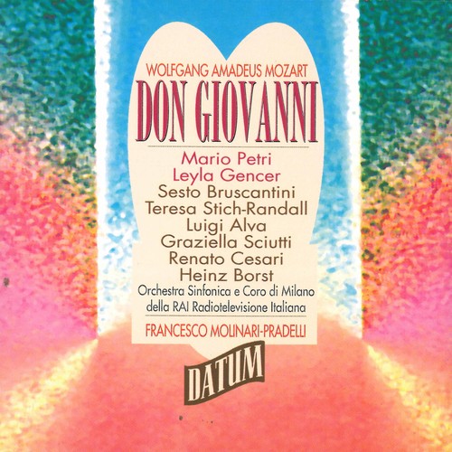 the album cover for Mozart / Petri / Bertola - Mozart: Don Giovanni K 527