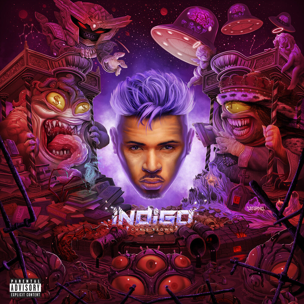 the album cover for Chris Brown - Indigo