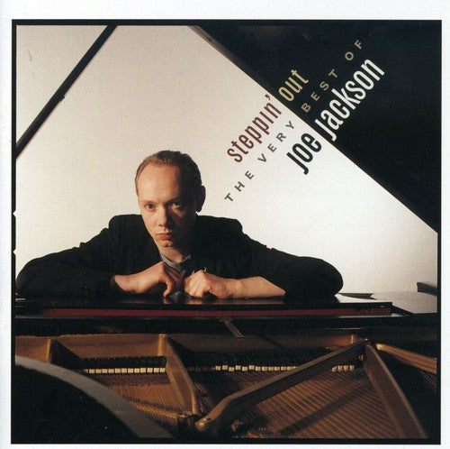the album cover for Joe Jackson - Steppin' Out: The Very Best Of
