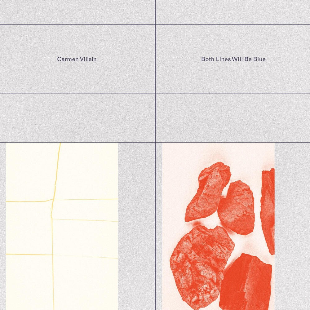 the album cover for Carmen Villain - Both Lines Will Be Blue