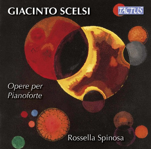 the album cover for Scelsi / Spinosa - Piano Works