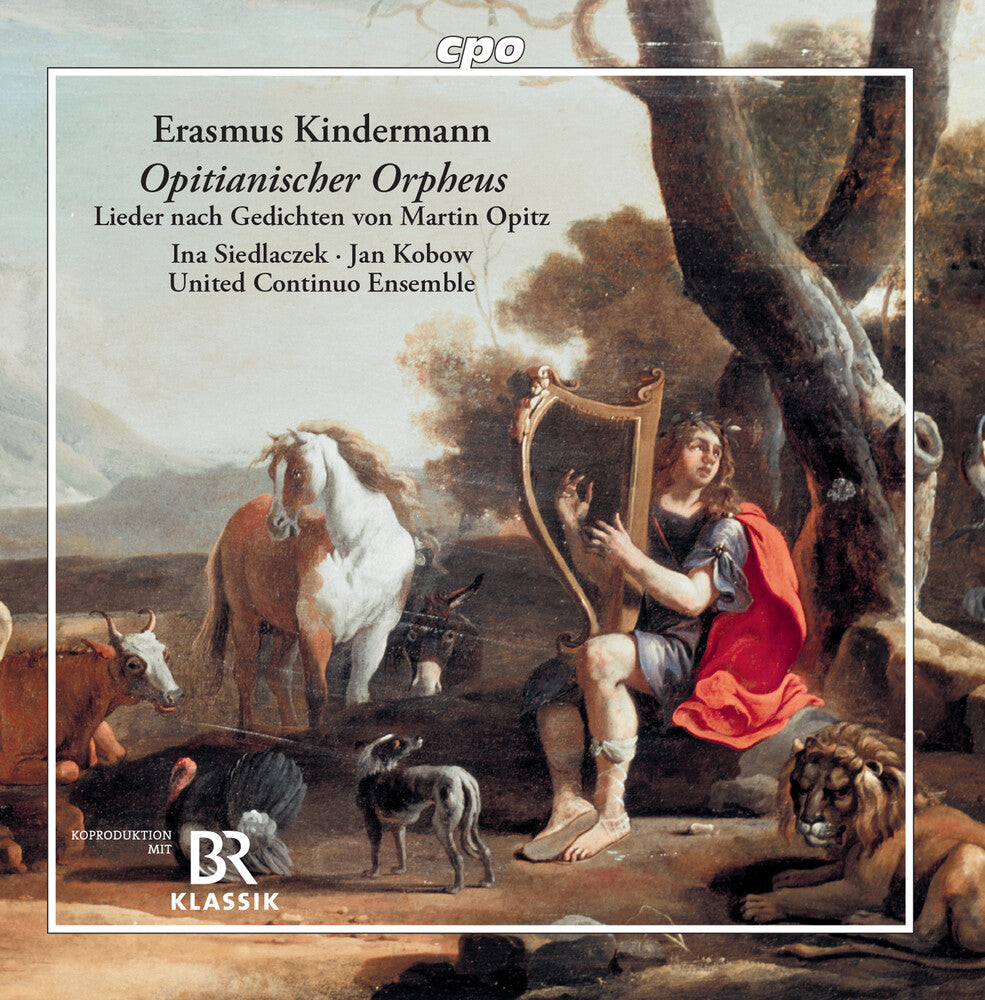 the album cover for Kindermann / Siedlaczek / Kobow - Opitianischer Orpheus