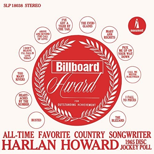 the album cover for Harlan Howard - Favorite Country Songwriter
