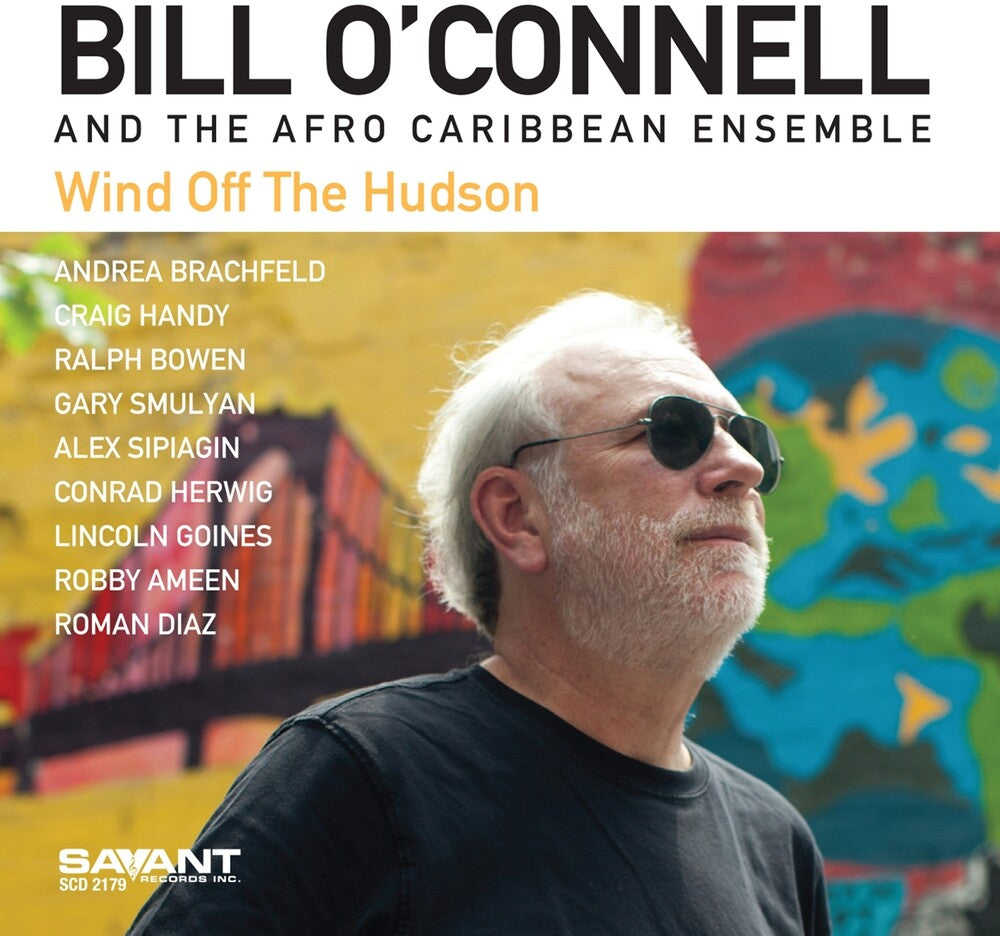 the album cover for Bill Oconnell - Wind Off The Hudson