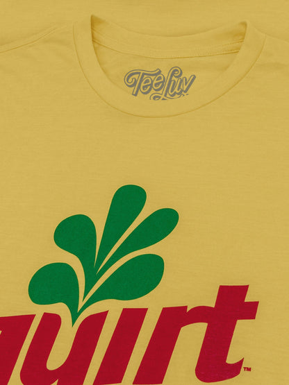 Squirt Grapefruit Soda Logo Mens T Shirt Officially Licensed Banana Yellow