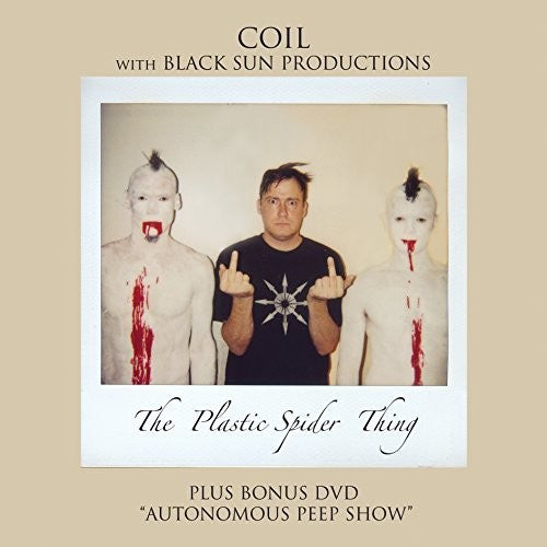 the album cover for Coil & Black Sun Productions - Plastic Spider Thing