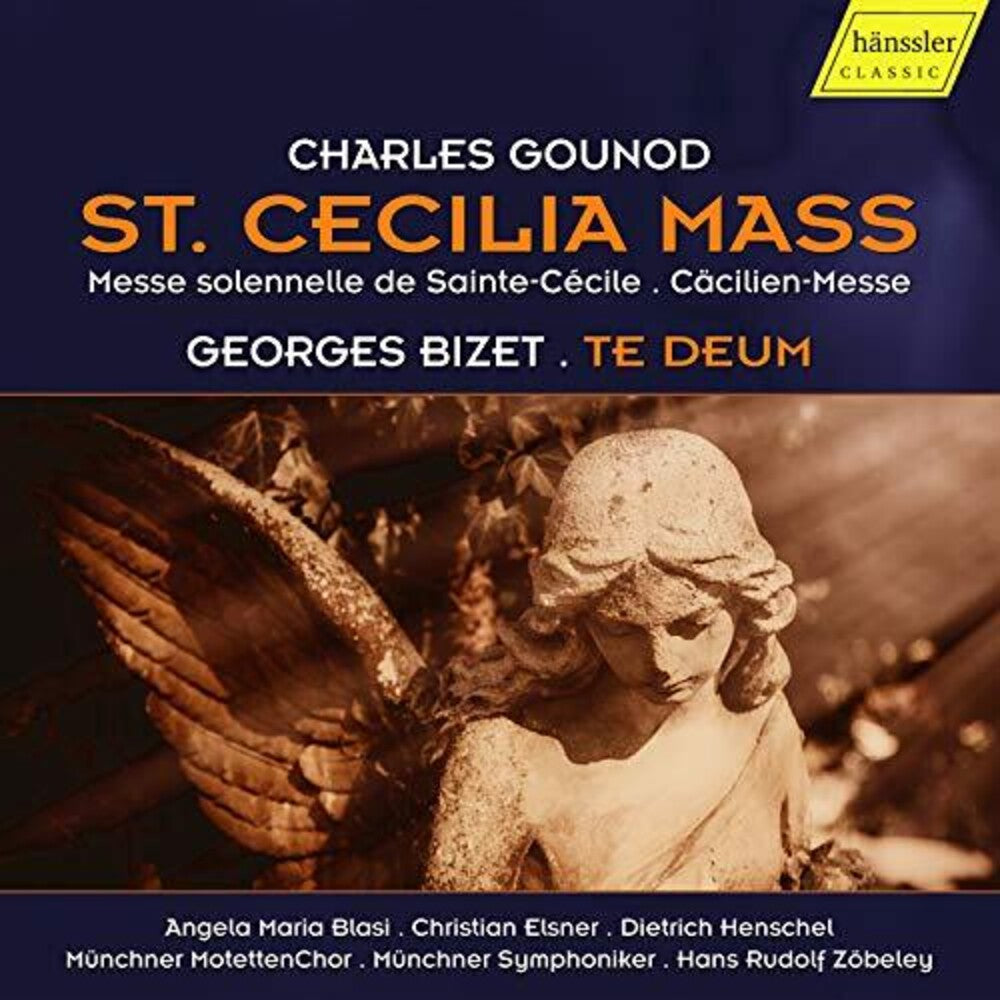 the album cover for Bizet / Blasi / Zobeley - St Cecilia Mass / Te Deum