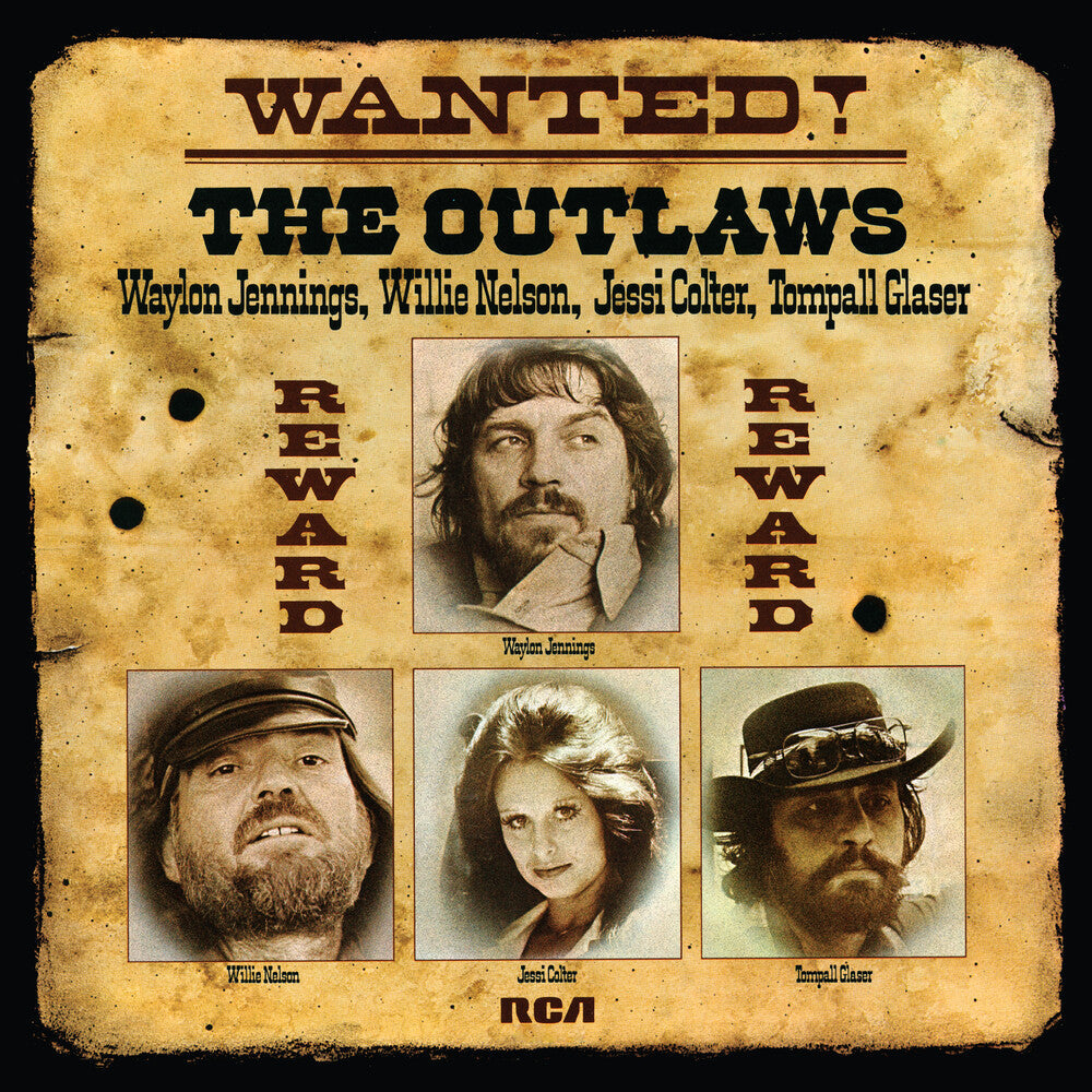 Waylon Jennings / Nelson,Willie / Colter,Jessi - Wanted! The Outlaws [LP] Vinyl Record