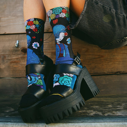 Josh Rodriguez Utsukushii Adult Crew Sock