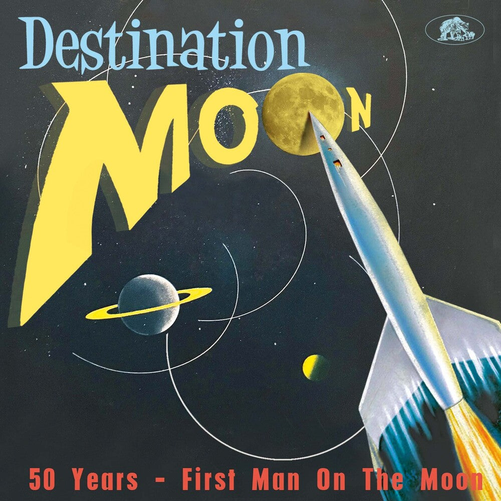 the album cover for Destination Moon 50 Years First Man On Moon / Var - Destination Moon 50 Years: First Man On Moon
