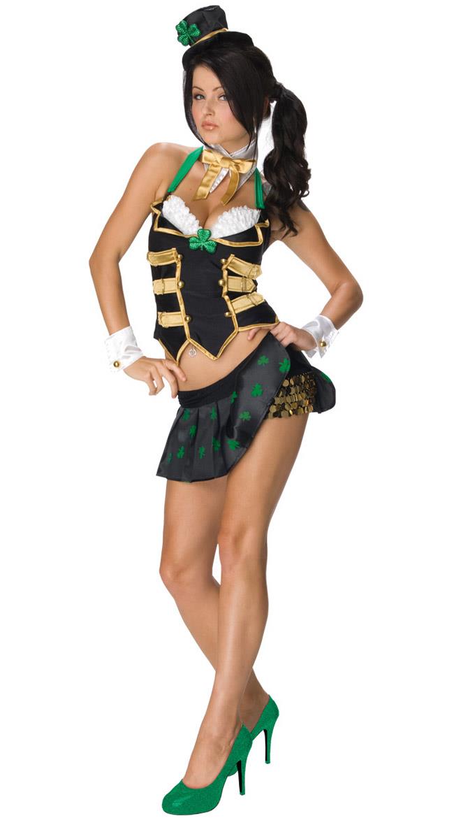 Secret Wishes Sassy Lass Sexy Adult Costume St. Patty's Day Size Small 2-6