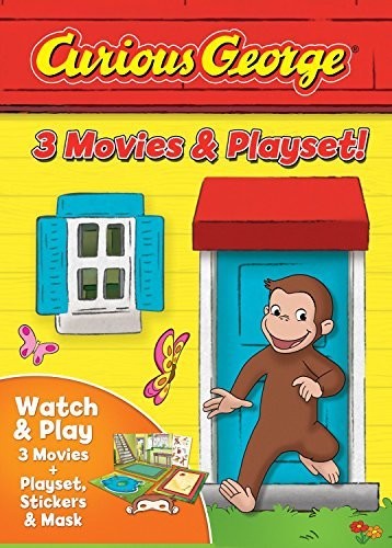 Curious George: 3-movies & Playset - Curious George: 3-movies & Playset - DVD