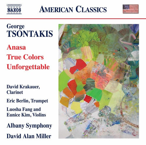 the album cover for Tsontakis / Krakauer / Miller - Anasa True Colors & Unforgettable