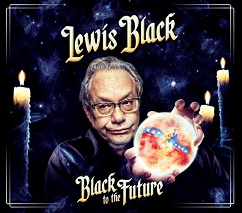 the album cover for Lewis Black - Black To The Future