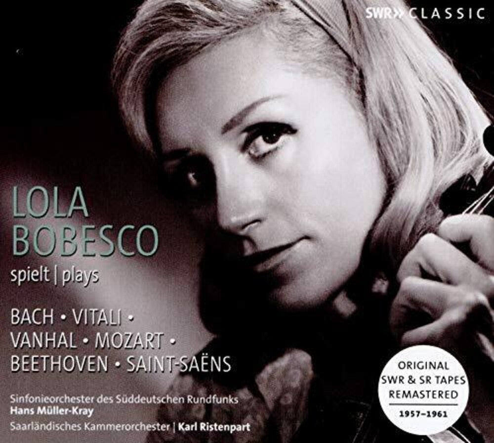 the album cover for Lola Bobesco Plays / Various 3pk - Lola Bobesco Plays