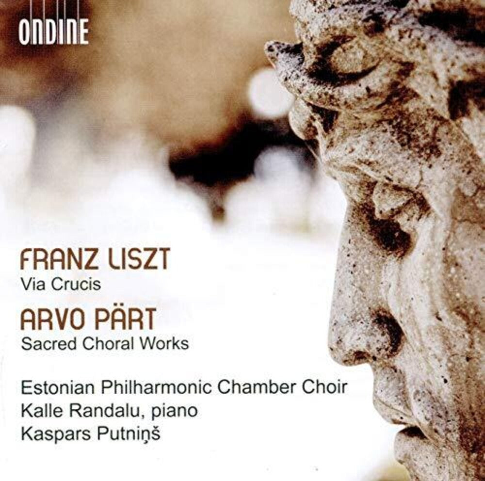 the album cover for Liszt / Estonian Philharmonic Chamber Choir - Via Crucis / Sacred Choral Work