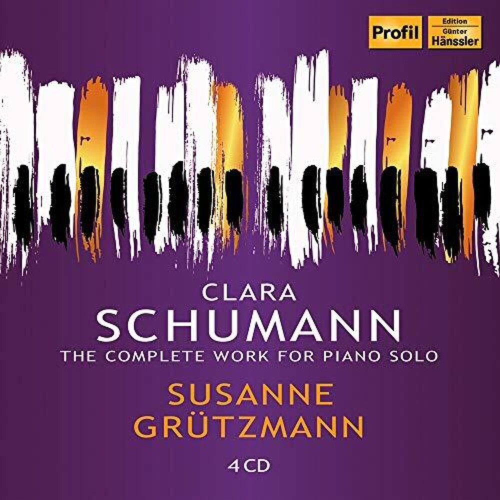 the album cover for Schumann / Grutzmann - Complete Work for Piano Solo