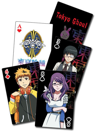 Tokyo Ghoul - Tv Screenshots Playing Cards - Tokyo Ghoul - Tv Screenshots Playing Cards - Games