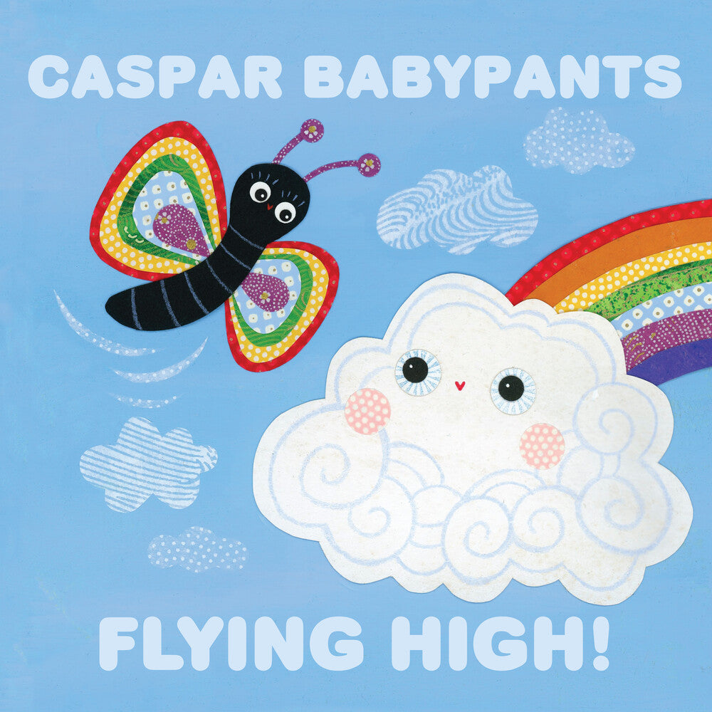 the album cover for Caspar Babypants - Flying High!