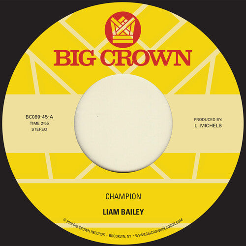 Bailey,liam - Champion / Please Love Me Again - Vinyl Record