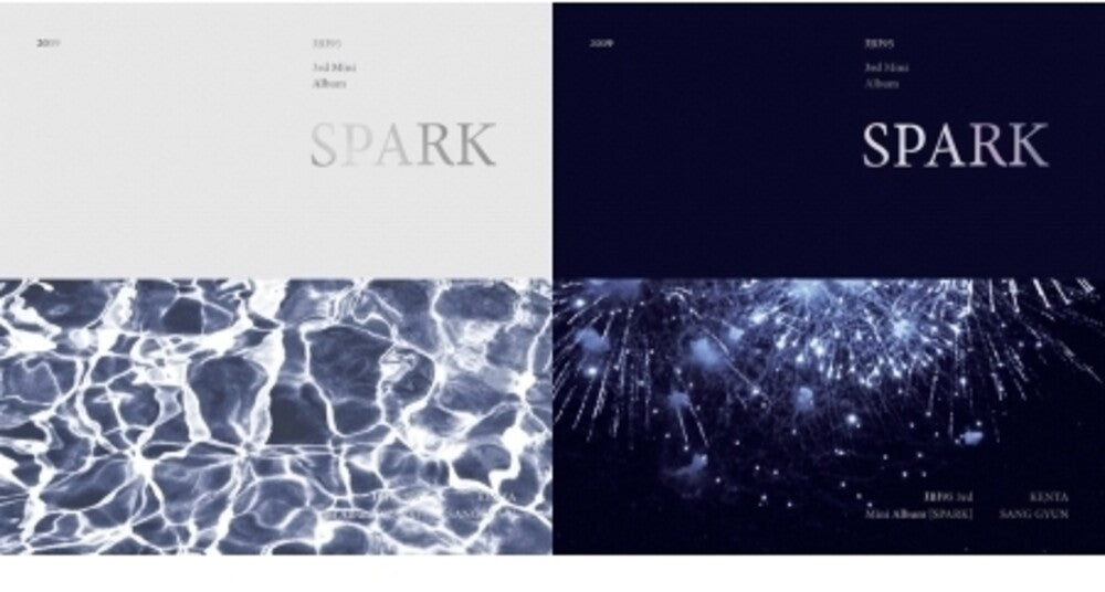 the album cover for Jbj95 - Spark (Incl. 72pg Photobook, Bookmark + Postcard)