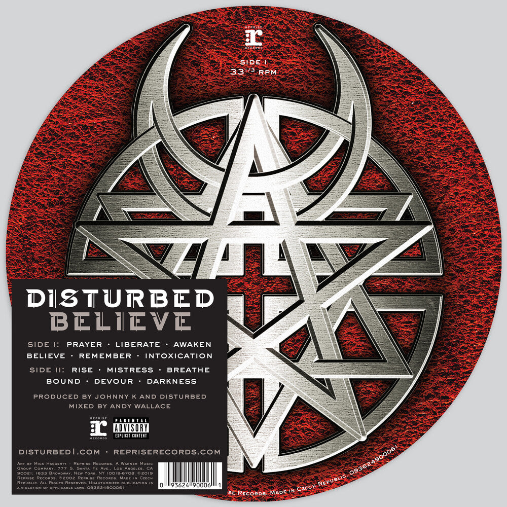 Disturbed - Believe [Picture Disc LP] Vinyl Record