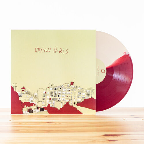 Vivian Girls - Vivian Girls (Half Cream/Half Maroon) Vinyl Record