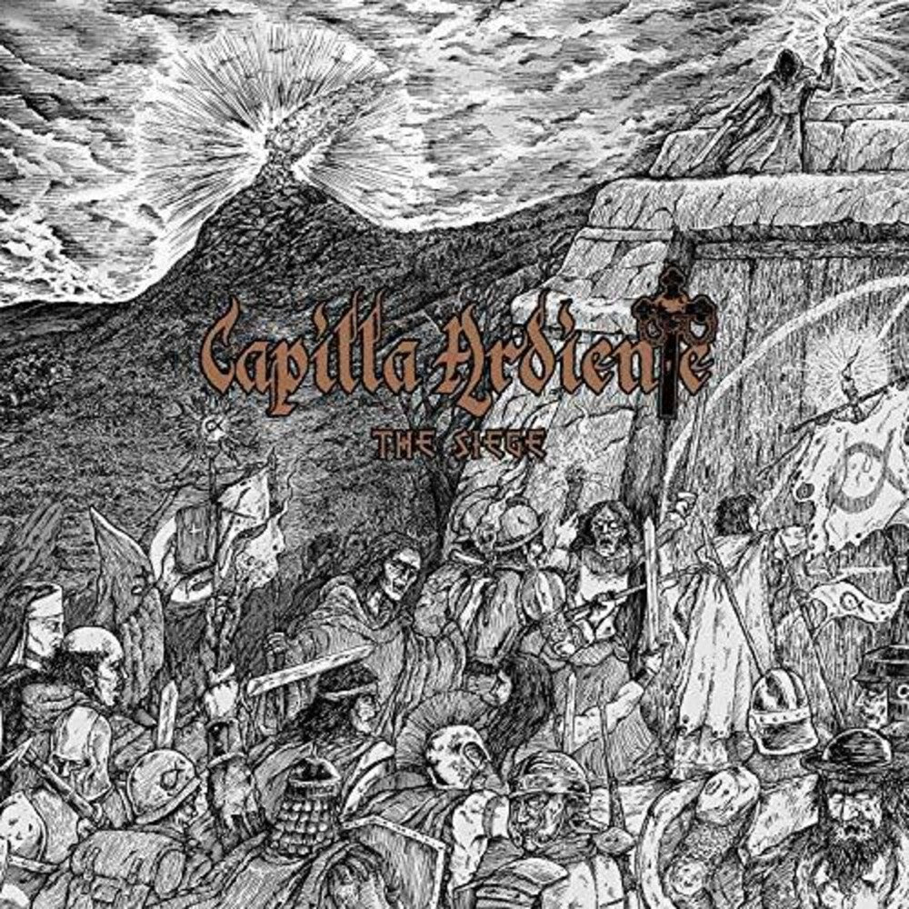 the album cover for Capilla Ardiente - The Siege