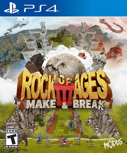 Ps4 Rock Of Ages 3: Make & Break - Ps4 Rock Of Ages 3: Make & Break - Video Game