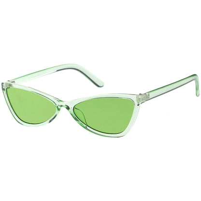 Retro Small Triangle Transparent Color Tone Lens Cat Eye Sunglasses C727
