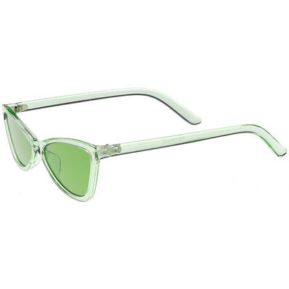 Retro Small Triangle Transparent Color Tone Lens Cat Eye Sunglasses C727