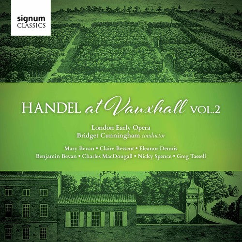 the album cover for Boyce / London Early Opera / Cunningham - Handel at Vauxhall
