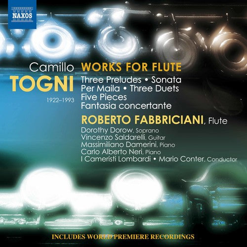 the album cover for Roberto Fabbriciani - Works for Flute