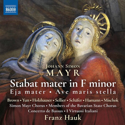 the album cover for Mayr / Choi / Hauk - Stabat Mater in F Minor