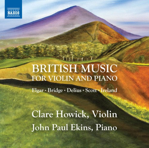 the album cover for Elgar / Howick / Ekins - Violin Sonata