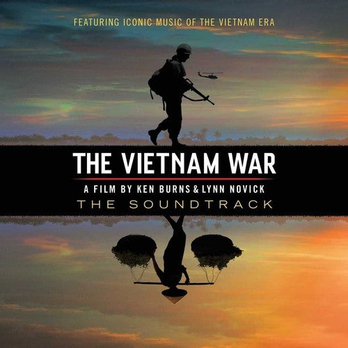 the album cover for The Vietnam War: A Film By Ken Burns & Lynn Novick [Movie] - The Vietnam War: A Film By Ken Burns & Lynn Novick: The Soundtrack [2 CD]