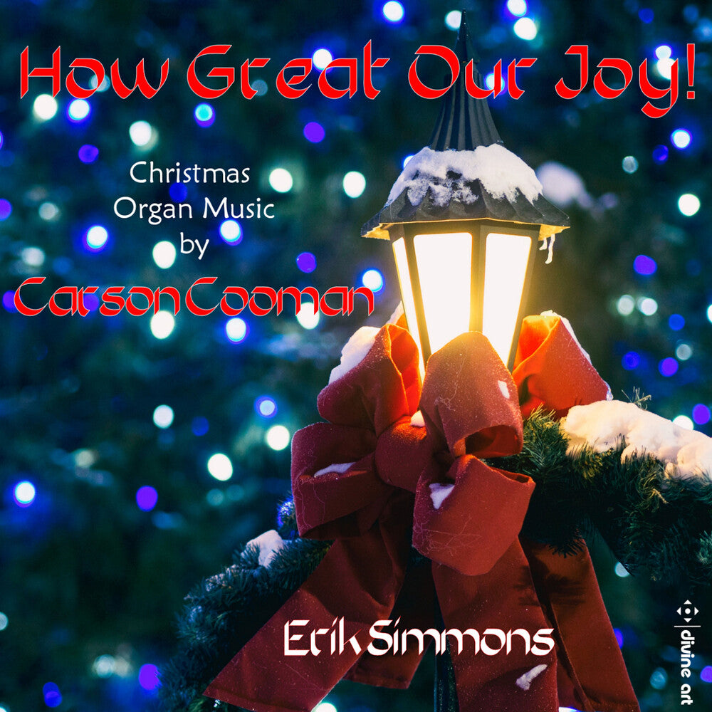 the album cover for Cooman / Simmons - How Great Our Joy