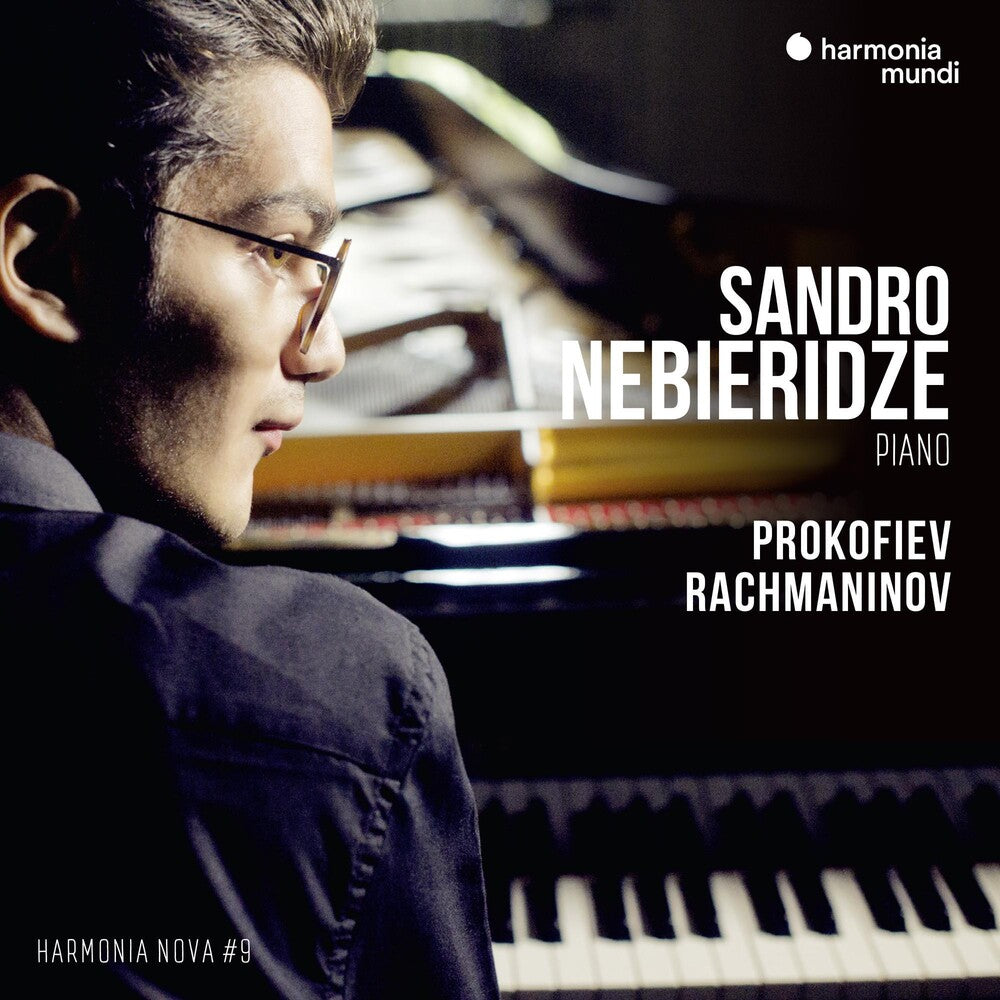 the album cover for Sandro Nebieridze - Prokofiev & Rachmaninov: Piano Works