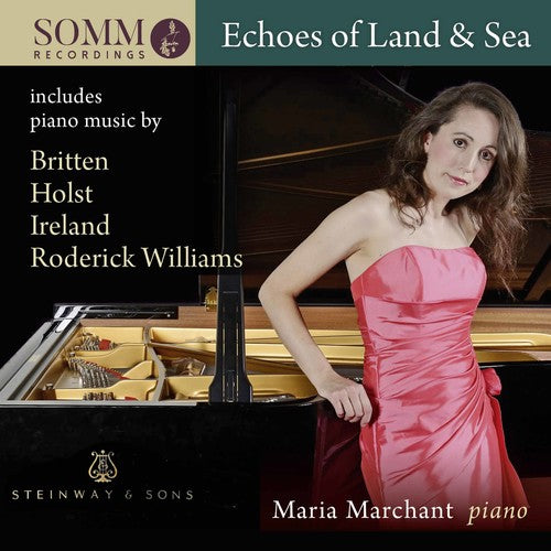 the album cover for Britten / Marchant - Echoes of Land & Sea
