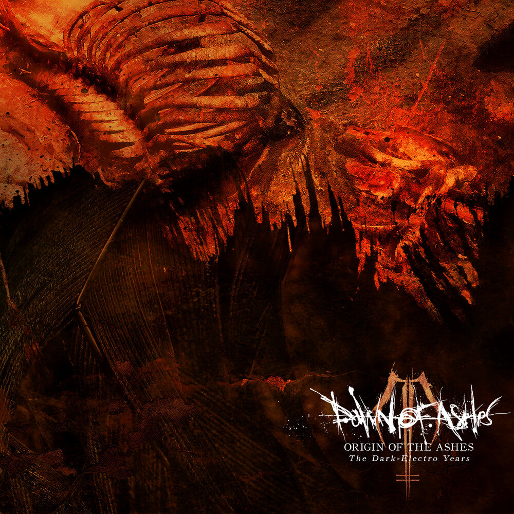 the album cover for Dawn Of Ashes - Origin Of The Ashes: The Dark Electro Years