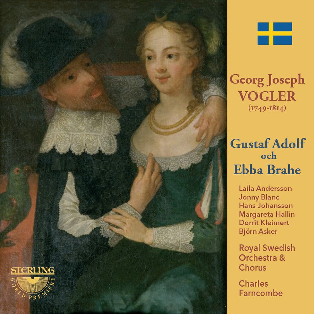 the album cover for Vogler - Gustaf Adolf Och Ebba Brahe
