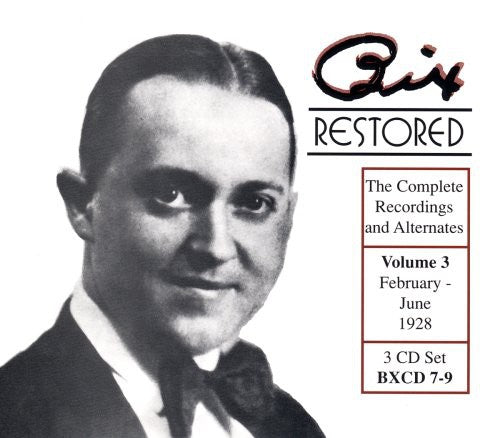 Beiderbecke,bix - Bix Restored 3 - Music CD