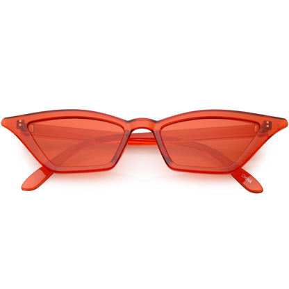 Women's Colorful Translucent Color Tone Lens Cat Eye Sunglasses C735