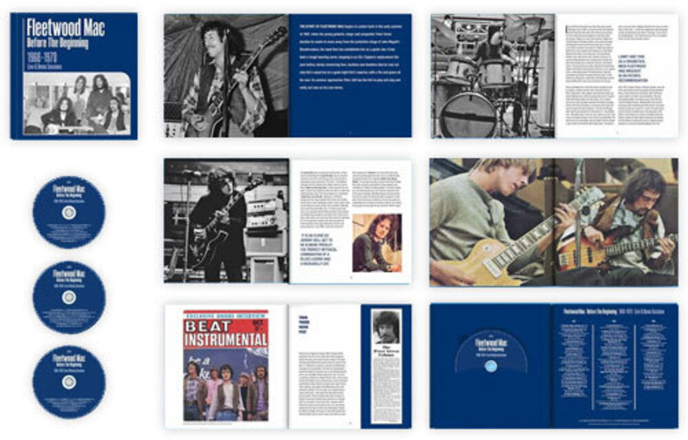 the album cover for Fleetwood Mac - Before The Beginning: Live 1968-1970