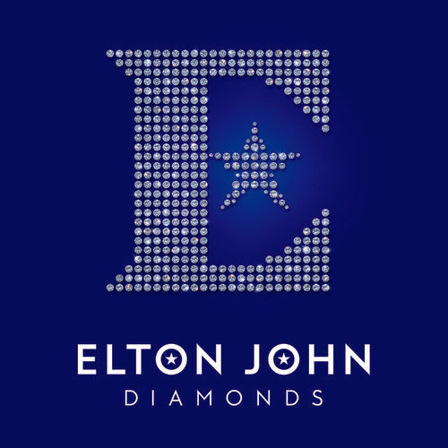 the album cover for Elton John - Diamonds