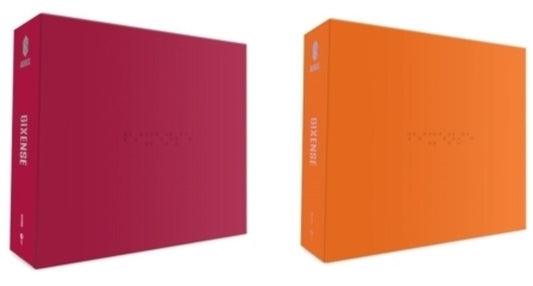 the album cover for Ab6ix - 6ixense (Random Cover) (Incl. 80pg Photobook, 2 Photocards, SecretScratch Photocard, Sticker, Bookmark + QR Postcard)