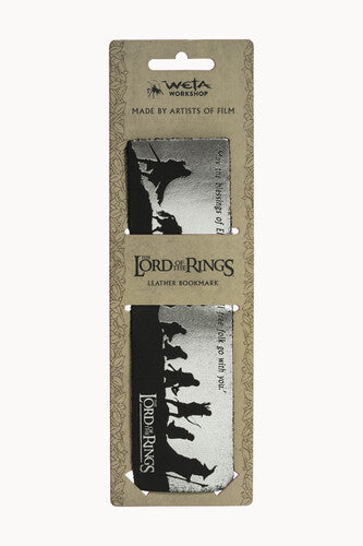 Other - Lord Of The Rings Leather Bookmark - The Fellowshi - Novelties
