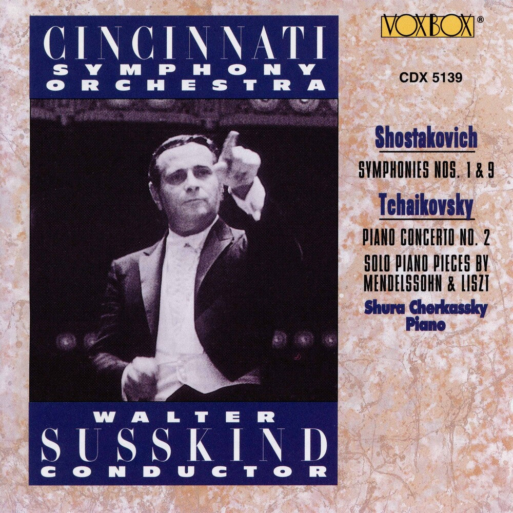 the album cover for SHURA CHERKASSKY - Cincinnati Symphony